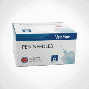 Aiguille pour Stylo Insuline VERIFINE 4mm boite 100