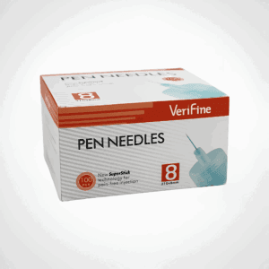 Aiguille pour Stylo Insuline VERIFINE 8mm boite 100