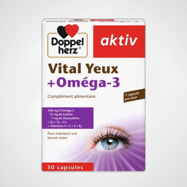 Aktiv Vital Yeux + Oméga-3 DOPPELHERZ 30 capsules