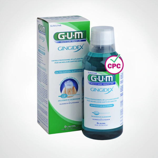 Bain de bouche GUM Gingidex 0,06% 300ml