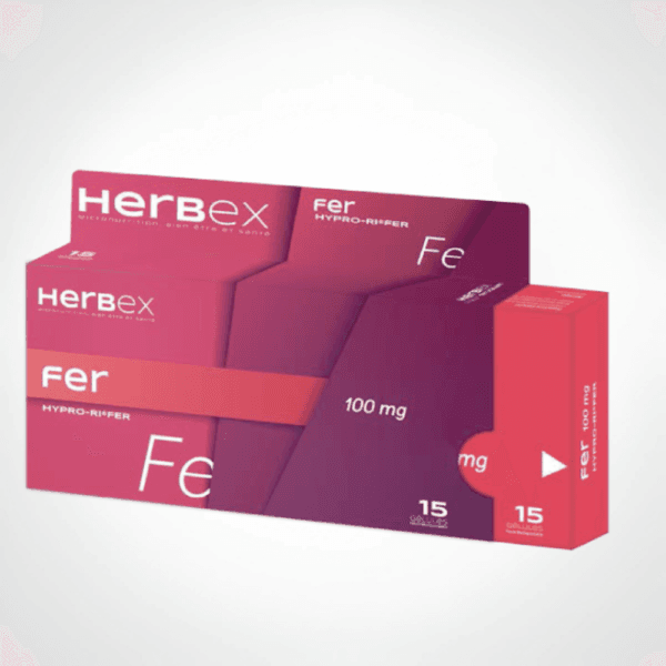 HERBEX Fer 100mg 15 capsules