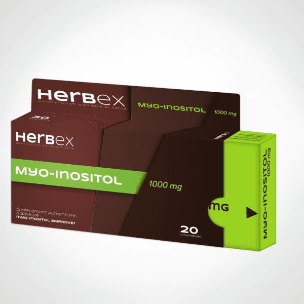 HERBEX Myo-Inositol 1000mg 20 comprimes