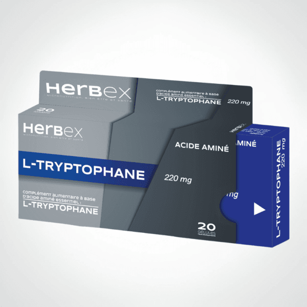 L-Tryptophane 220mg HERBEX 20 capsules