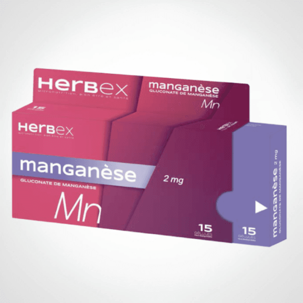 Manganèse HERBEX 15 capsule