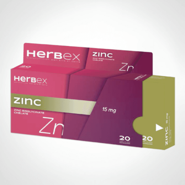 Zinc HERBEX ZINC 20 capsules