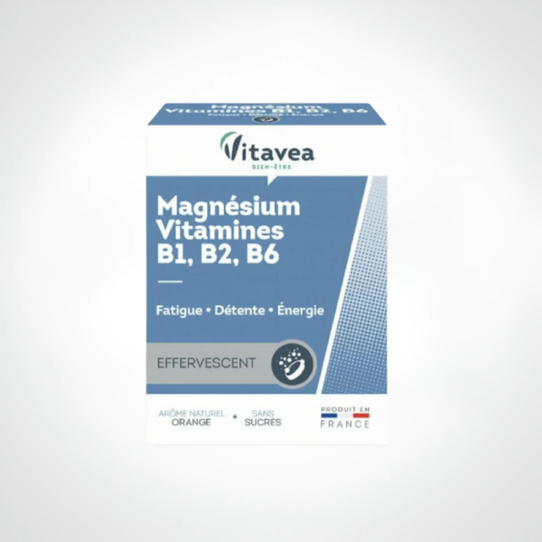 VITAVEA Magnesium + B1, B2, B6 24 comprimes Effervescent