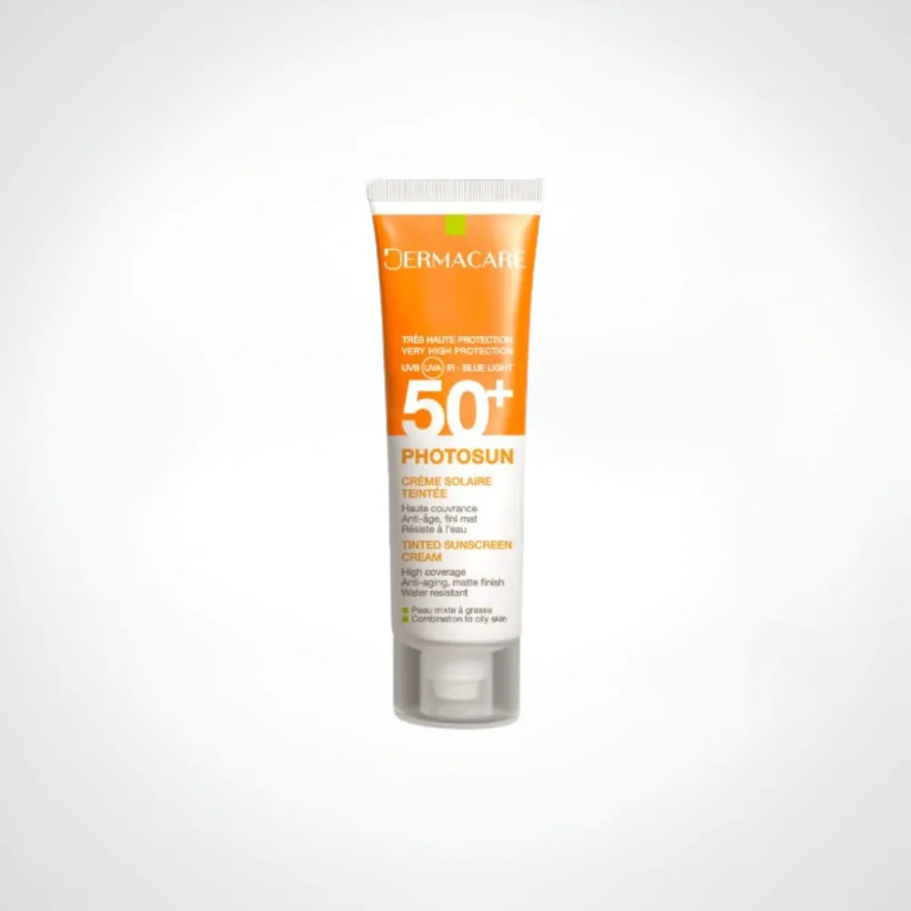 DERMACARE PHOTOSUN 50+ 1,5 Peau Grasse Matifiant Teinte 50+