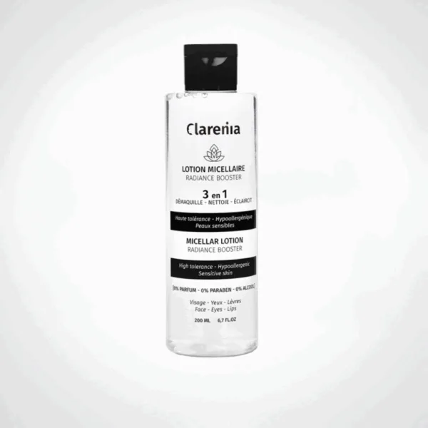 CLARENIA Eau micellaire Radiance booster 3en1 200ml