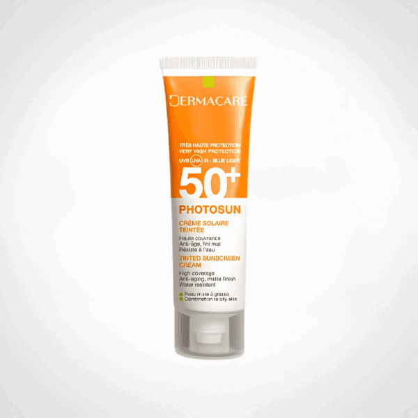 DERMACARE PHOTOSUN 50+ 1 Peau Grasse Matifiant Teinte 50+