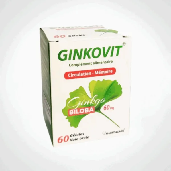 GINKOVIT Circulation Mémoire 60 Gélules