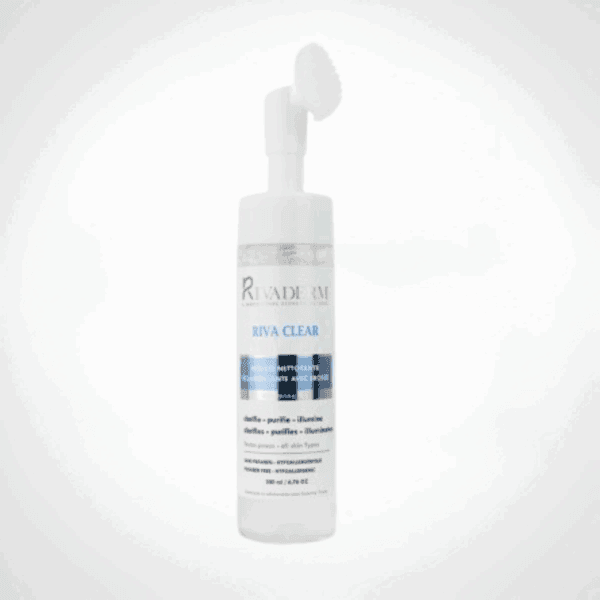 RIVADERM RIVA CLEAR Mousse Nettoyante éclaircissante avec brosse 200ml