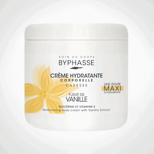 BYPHASSE Crème Hydratante Corps A L'Extrait De Vanille 500ML