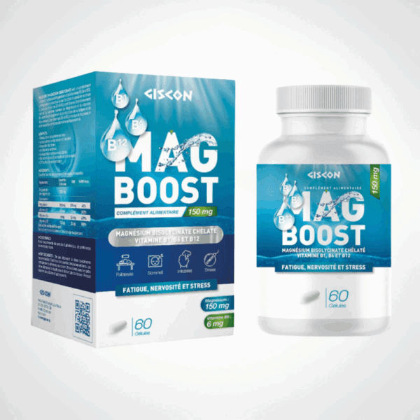 MagBoost Magnésium Bisglycinate 60 gélules