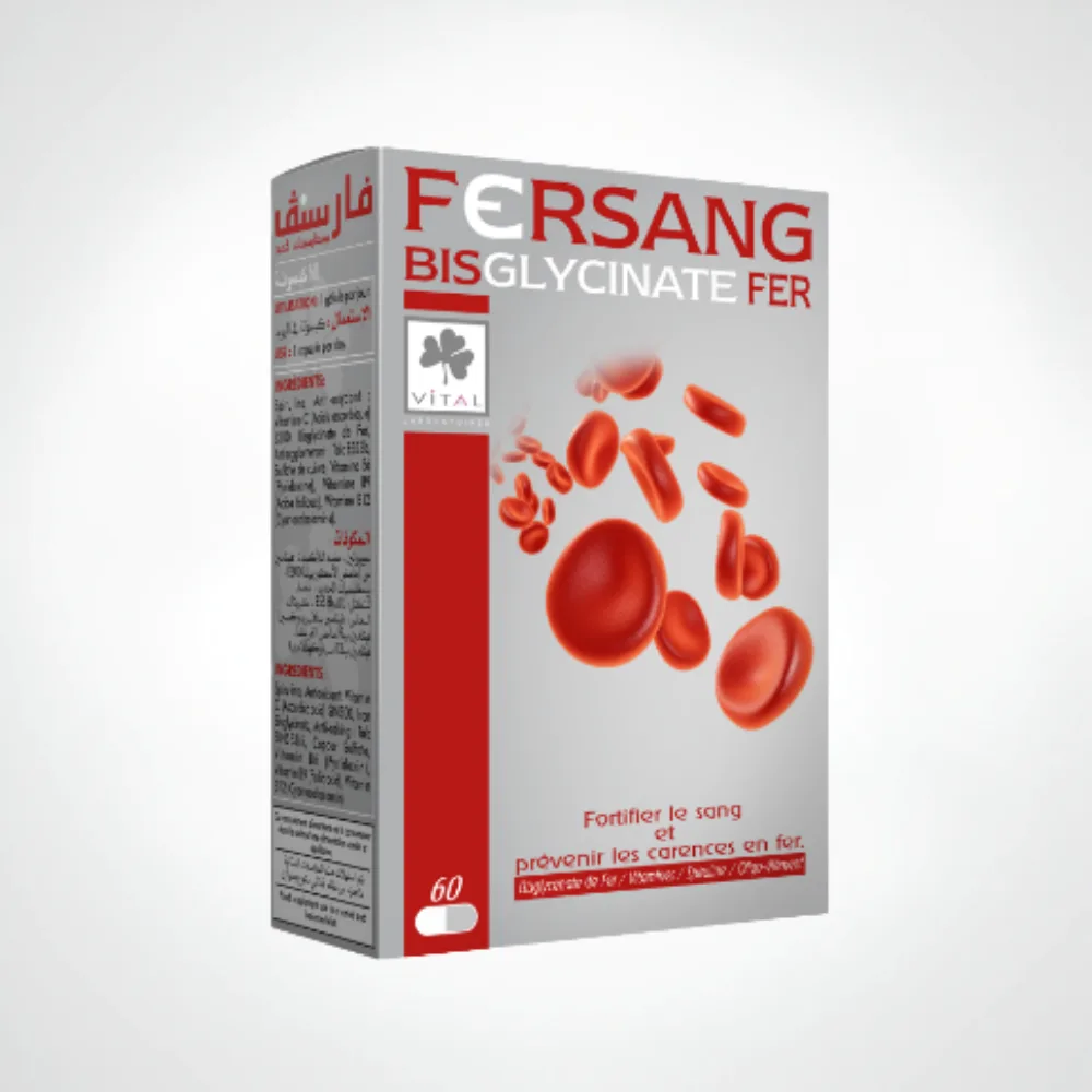 LV Fersang Bisglycinate de Fer 60 Gelules
