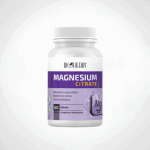 BIOHERBS MAGNÉSIUM CITRATE 60 GELULES