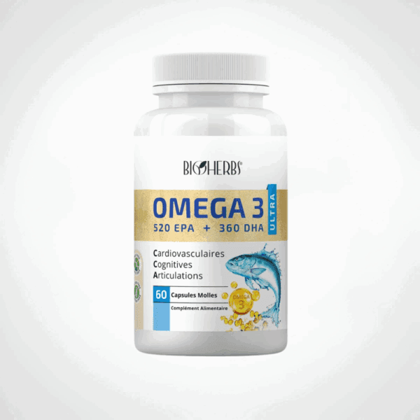 BIOHERBS OMEGA 3 ULTRA 60 GELULES