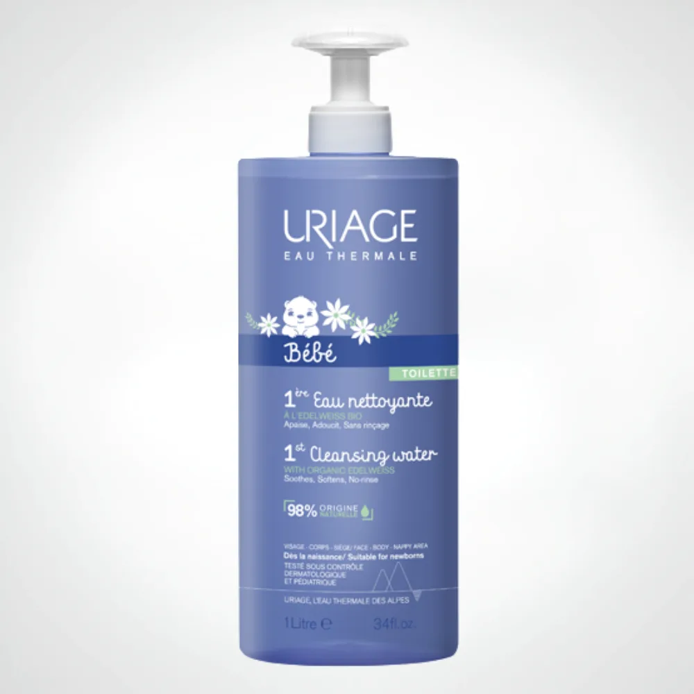 URIAGE BEBE 1ERE EAU NETTOYANTE VISAGE CORPS ET SIEGE 500ML