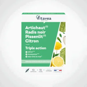 VITAVEA ARTICHAUT RADIS NOIR PISSENTIL CITRON 10 AMPOULES