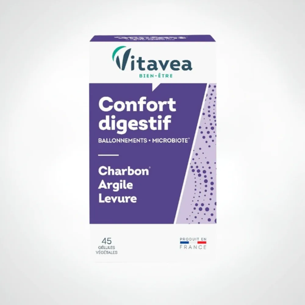 VITAVEA CONFORT DIGESTIF CHARBON LEVURE ARGILE
