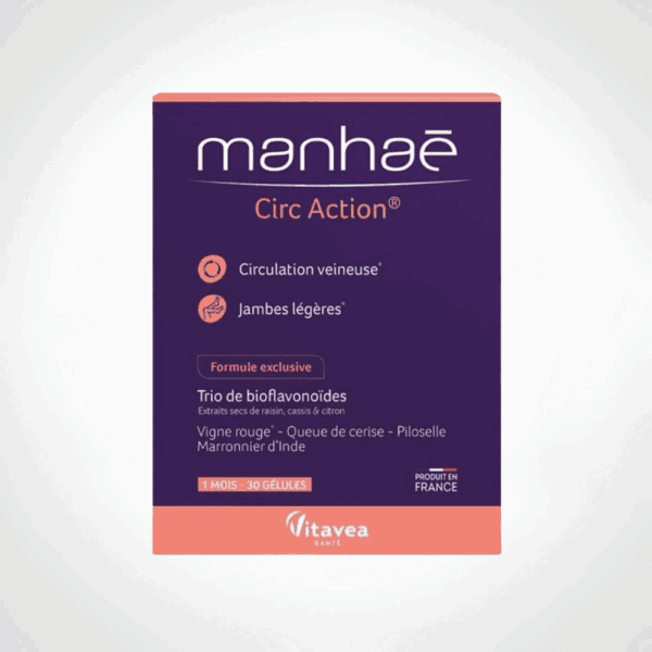 VITAVEA MANHAE CIRC ACTION JAMBES LEGERES 30 GELULES