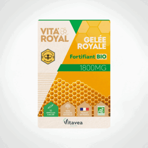 VITAVEA NECTAR ROYAL-GELEE ROYALE BIO 1800MG 10 AMPOULES