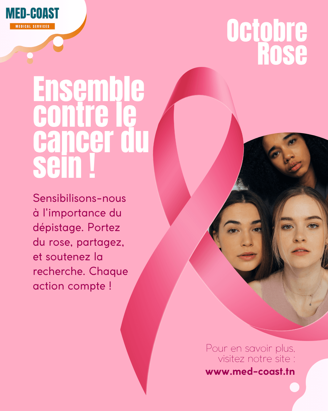 Med Coast s’engage pour Octobre Rose à Hammam-Lif