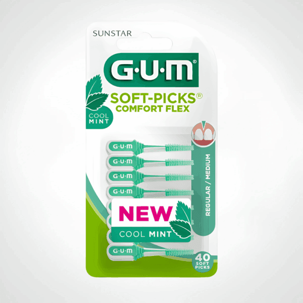 GUM INT SOFT PICKS COMFORT FLEX MINT 670
