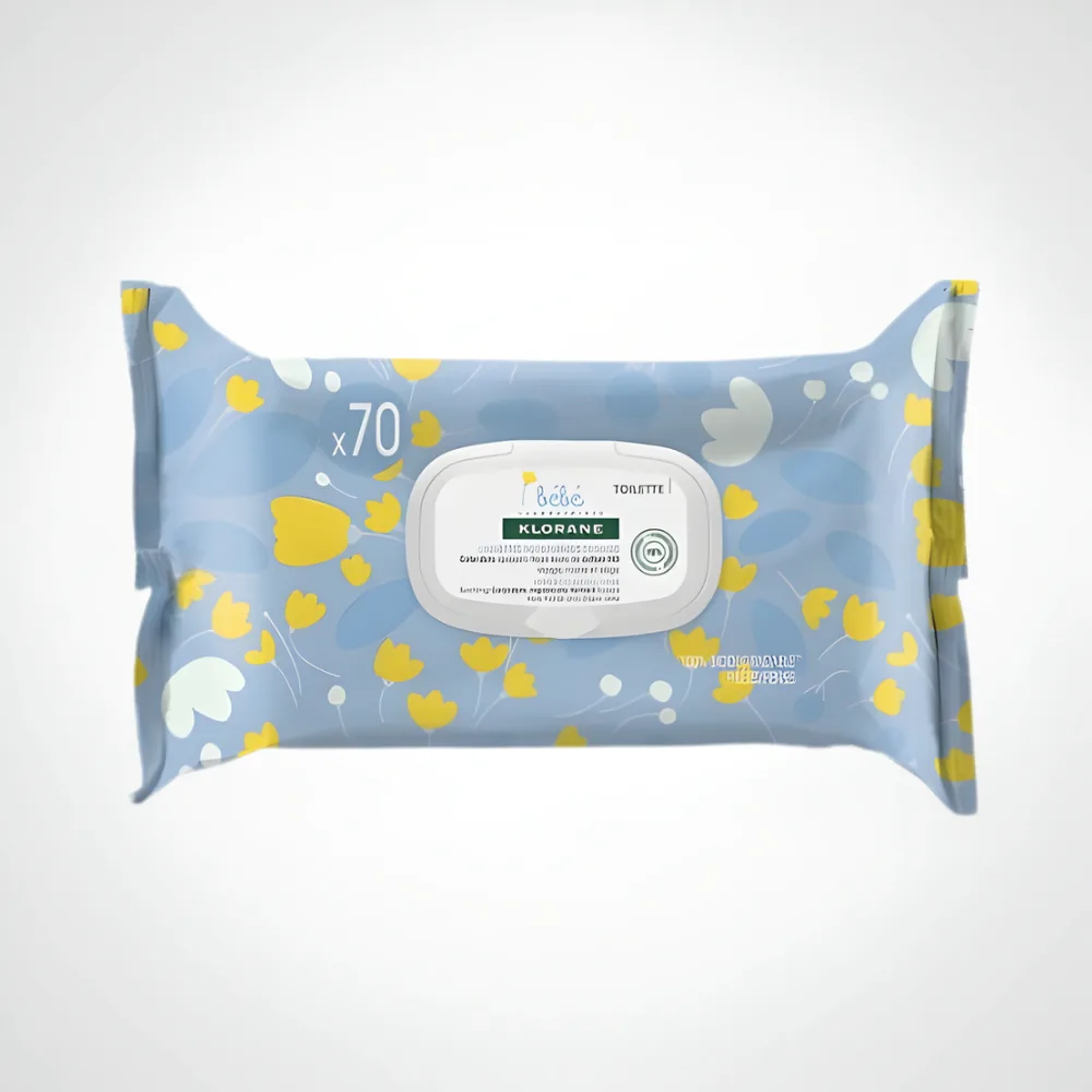 KLORANE BÉBÉ LINGETTE NETTOYANTES DOUCEUR 70 PIECE
