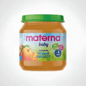 MATERNA COMPOTE POMME ABRICOT 130g