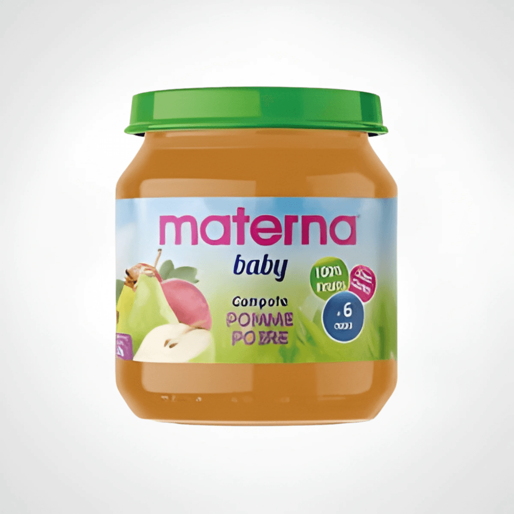 MATERNA COMPOTE POMME POIRE 130g