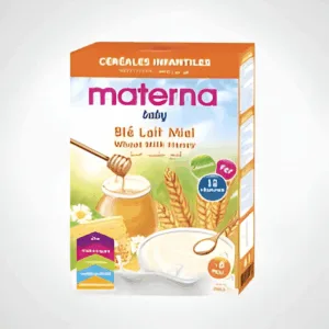 MATERNA Farine Blé Lait Miel 200g