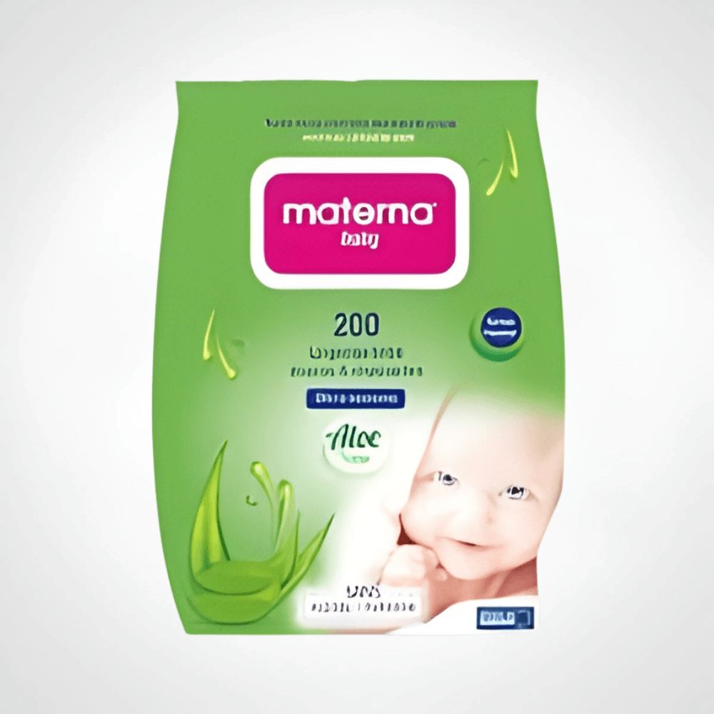 MATERNA LINGETTE BEBE ALOE VERA 200