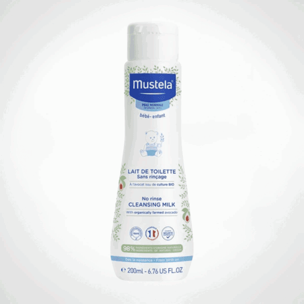 MUSTELA LAIT TOILETTE SANS RINCAGE 200ML