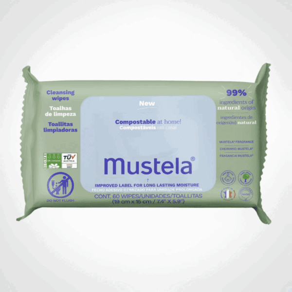 MUSTELA LINGETTES NETTOYANTES x60