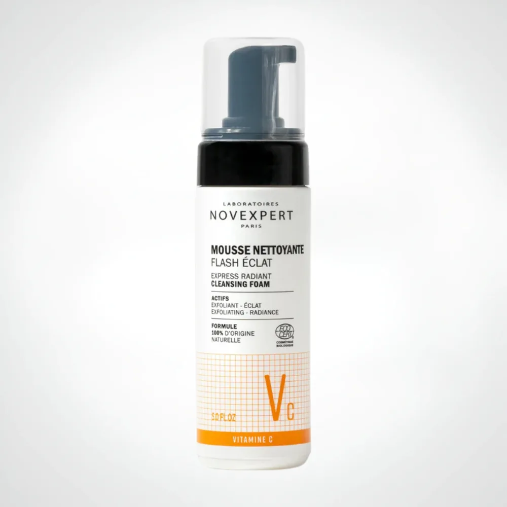 NOVEXPERT MOUSSE NETTOYANTE FLASH ECLAT VIT C 150ML