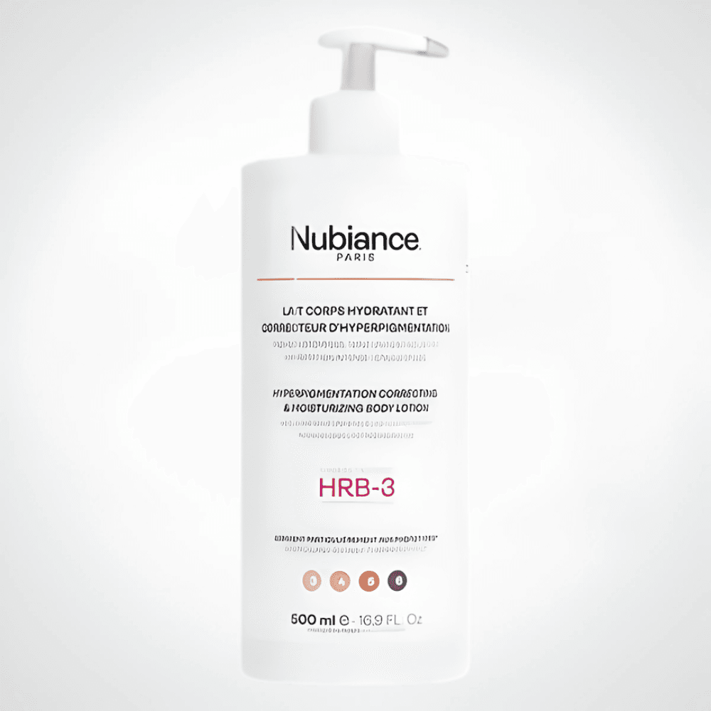 NUBIANCE LAIT HRB-3 CORPS HYDRATANT ET CORRECTEUR D'HYPERPIG 500ML