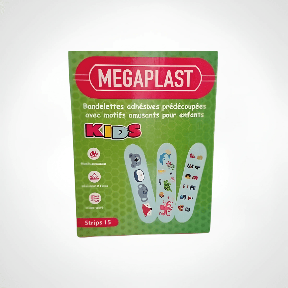 MEGAPLAST KIDS BAND ADHESIVE STRIPS B/15