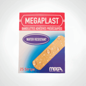 MEGAPLAST STRIPS WATER RESISTANT 19*72 B/25