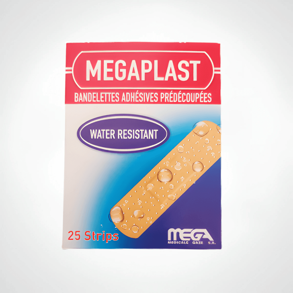 MEGAPLAST STRIPS WATER RESISTANT 19*72 B/25