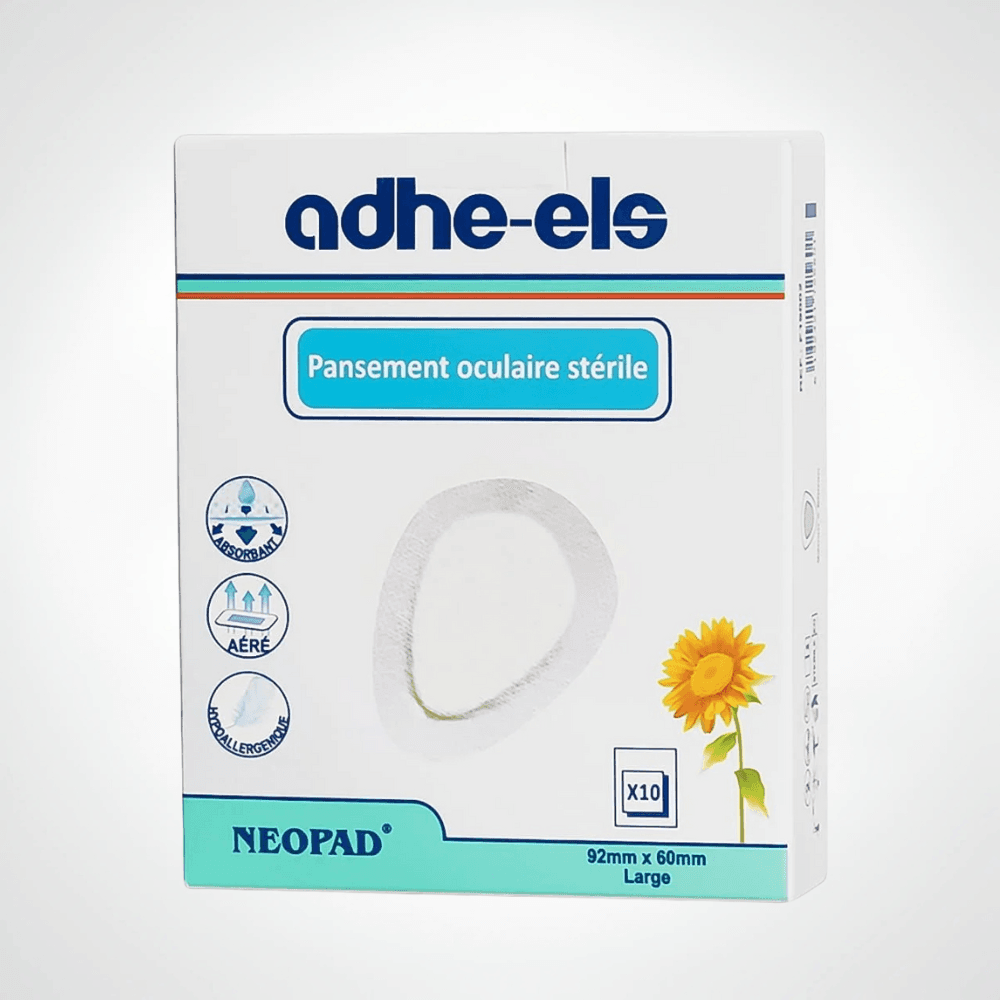 PANSEMENT OCULAIRE STERILE LARGE 92MM*60MM