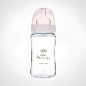 CANPOL BABIES BIBERON ANTICOLIQUE COL LARGE ROSE 240ML