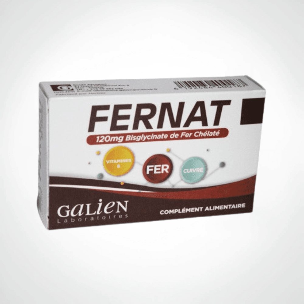 GALIEN FERNAT FER BISGLYCINATE 120MG 30 GELULES