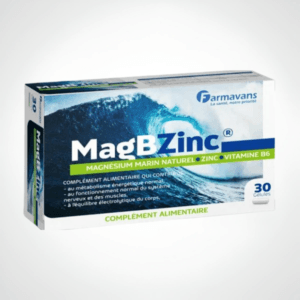 MAGBZINC MAGNESIUM MARIN ZINC VIT B6 30 GELULES