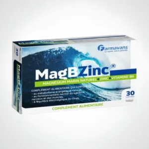 MAGBZINC MAGNESIUM MARIN ZINC VIT B6 30 GELULES