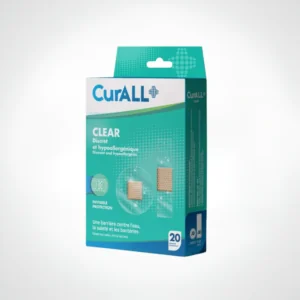 CURALL CLEAR PANSEMENT INVISIBLE B/20