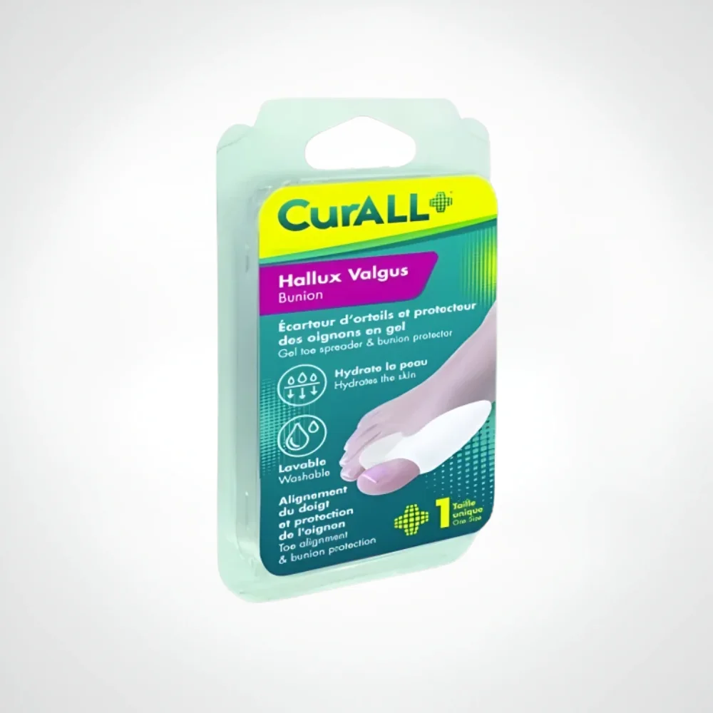 CURALL ECARTEUR ORTEILS GEL HALLUX VALGUS