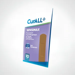CURALL SENSIMAX STRIPS HYPOALLERGENIQUE B/10