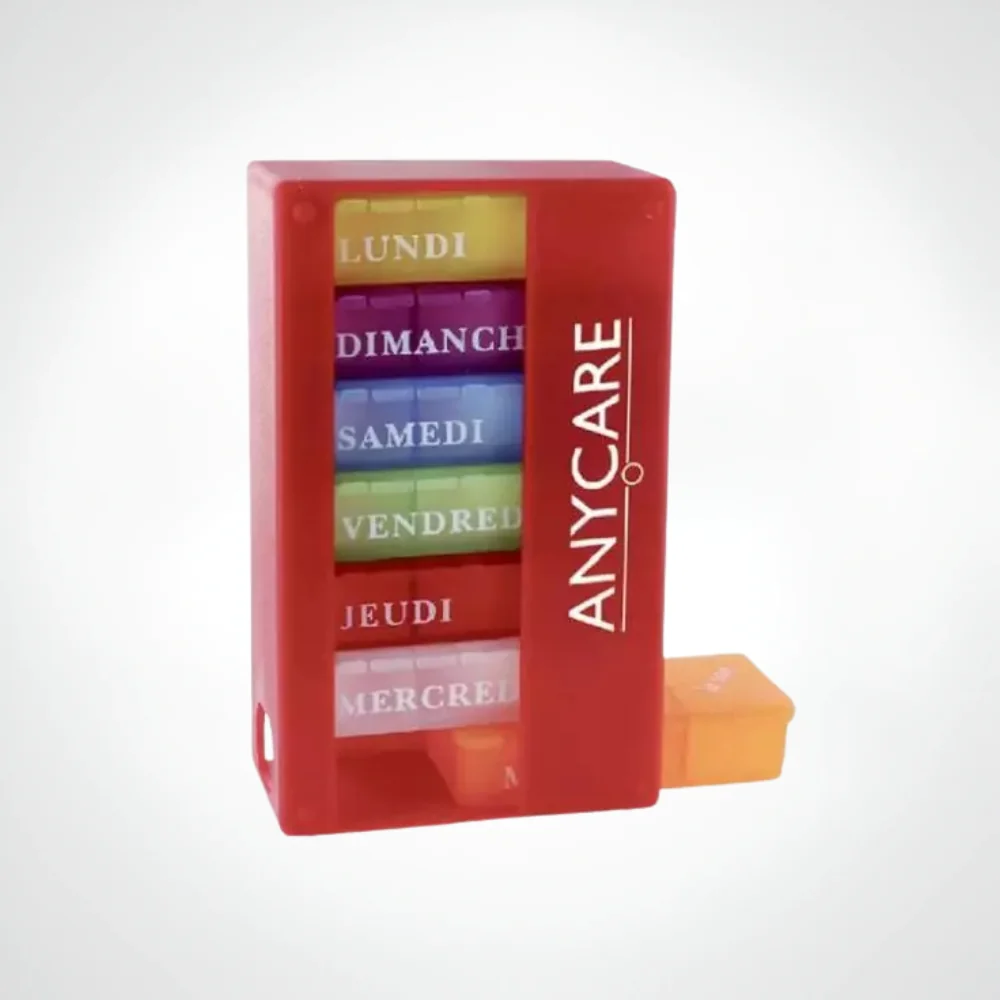 ANYCARE PILULIER SEMAINIER ROUGE