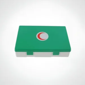 BOITE PHARMACIE VIDE VERT