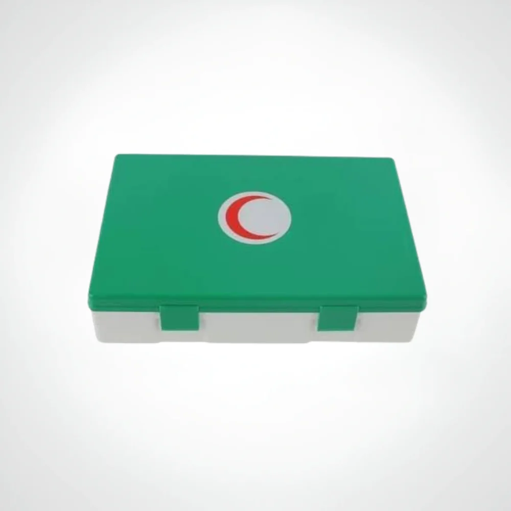 BOITE PHARMACIE VIDE VERT
